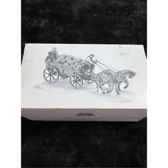 Dept 56 Harvest Pumpkin Wagon Heritage Village Collection 56591 w/ Box 1995 - Picture 2 of 10